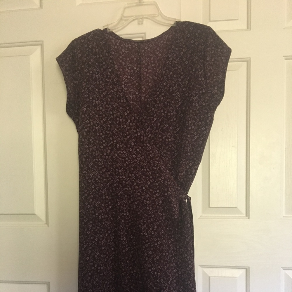 Mid-length wrap dress